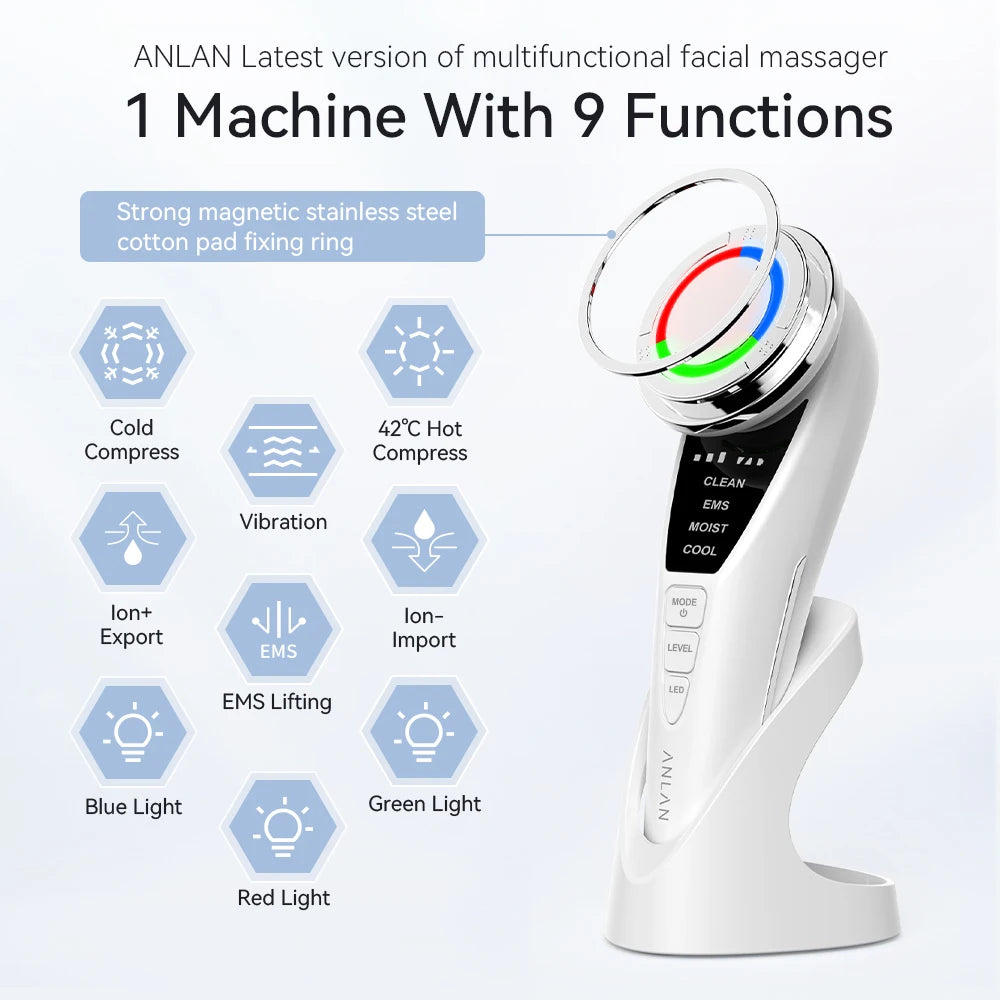 LumaTherapy™ Pro — Hot & Cold EMS Facial Lifting Wand