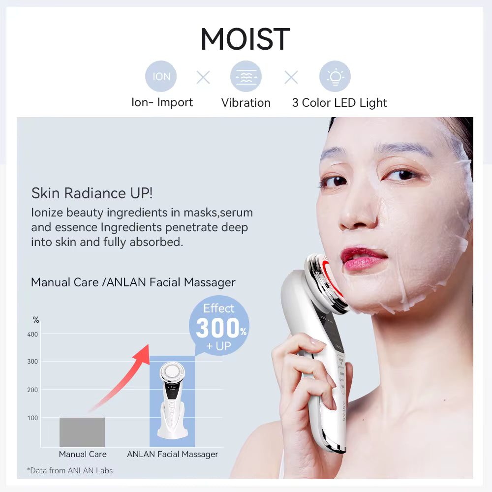 LumaTherapy™ Pro — Hot & Cold EMS Facial Lifting Wand