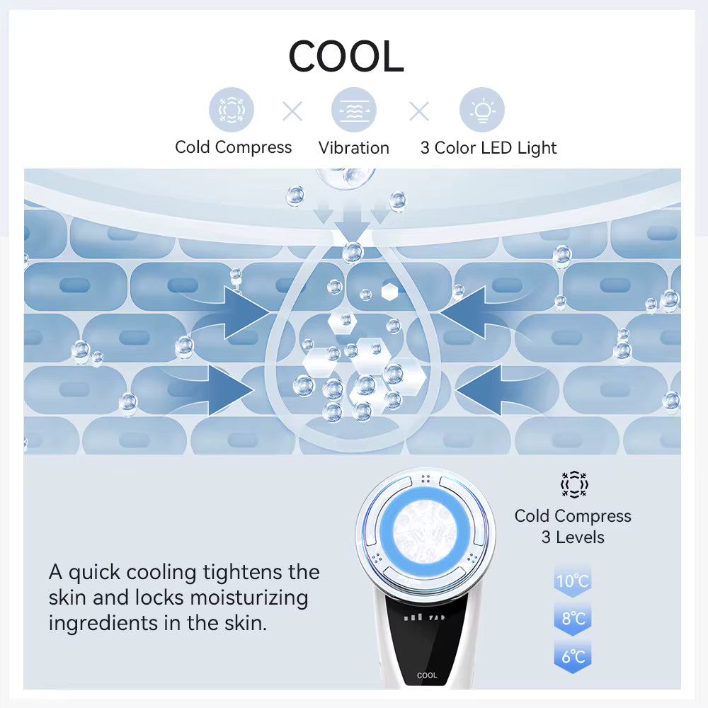 LumaTherapy™ Pro — Hot & Cold EMS Facial Lifting Wand