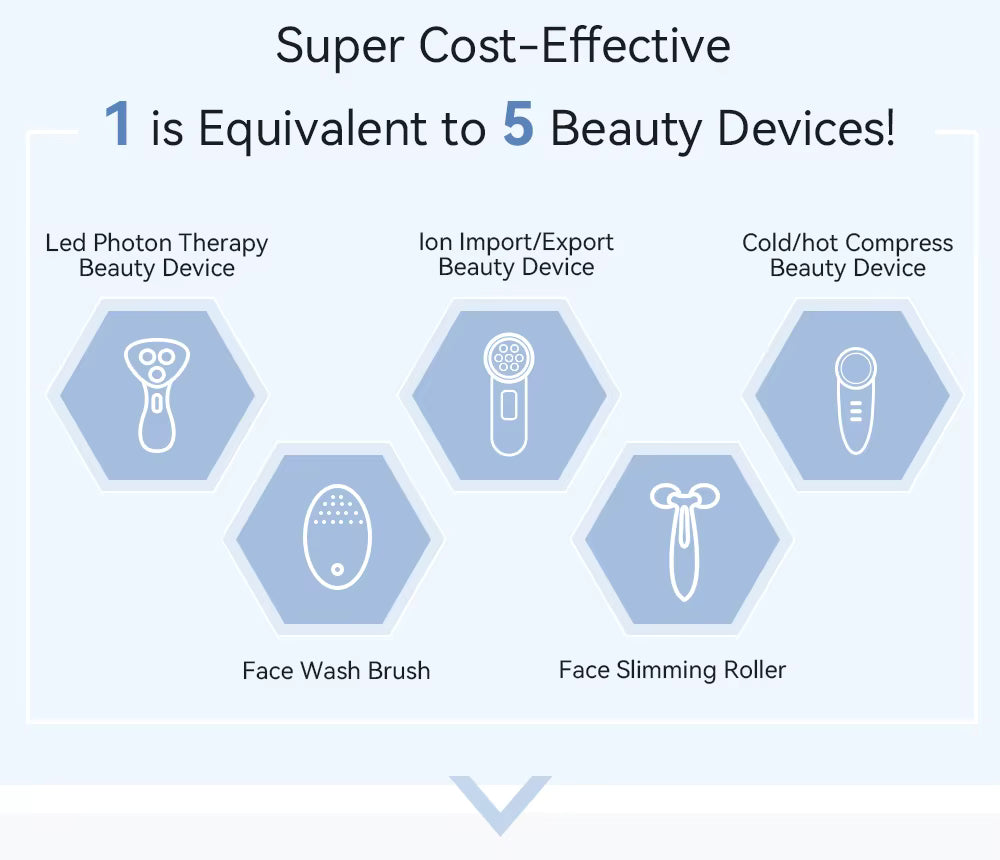 LumaTherapy™ Pro — Hot & Cold EMS Facial Lifting Wand