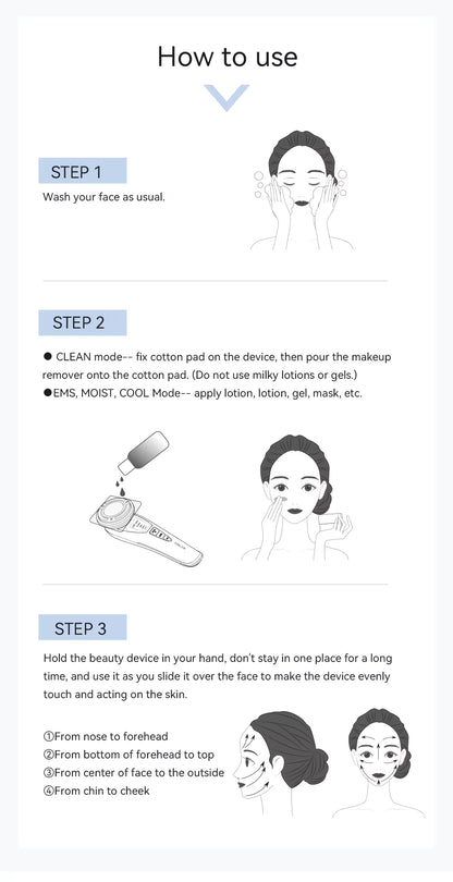 LumaTherapy™ Pro — Hot & Cold EMS Facial Lifting Wand